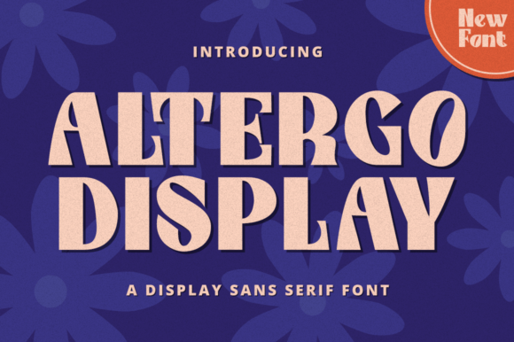 Altergo Display: A Bold Typeface for Editorial Design