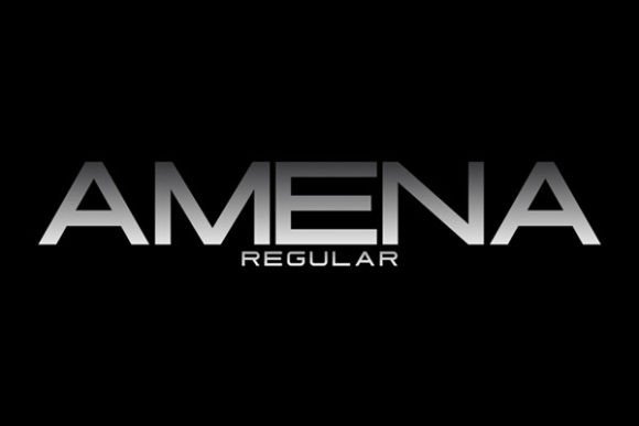Amena - Regular: A Bold, Assertive Typeface for Modern Branding