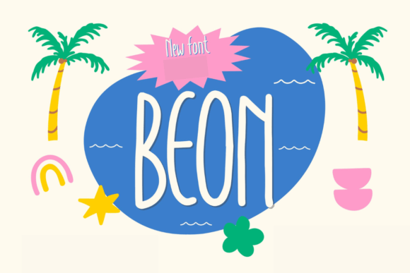 Beon Font: A Playful Typeface for Craft Creators