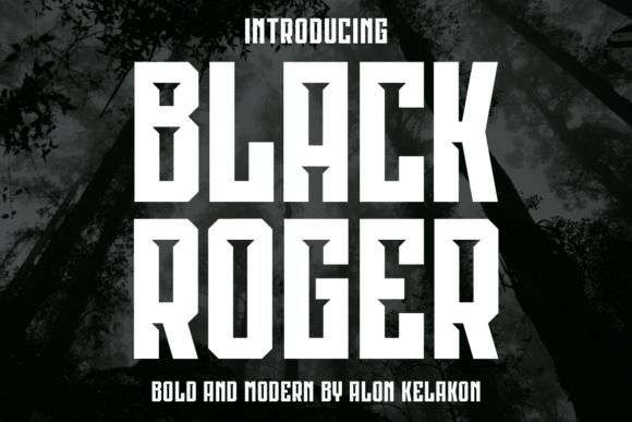 Black Roger Font: A Bold Typeface for Makers and Creative Sellers