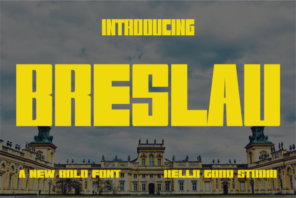 Breslau Font: A Bold Display Typeface for Web Designers