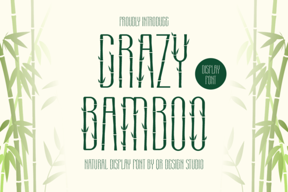 Crazy Bamboo: A Decorative Typeface That Adds Bold Flair to Branding Projects