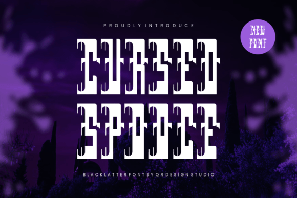 Cursed Spooce Font – A Bold Typeface for Digital Branding