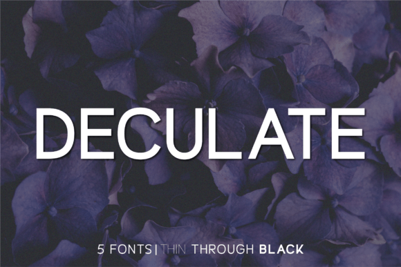Deculate: A Font That Feels Like the Future