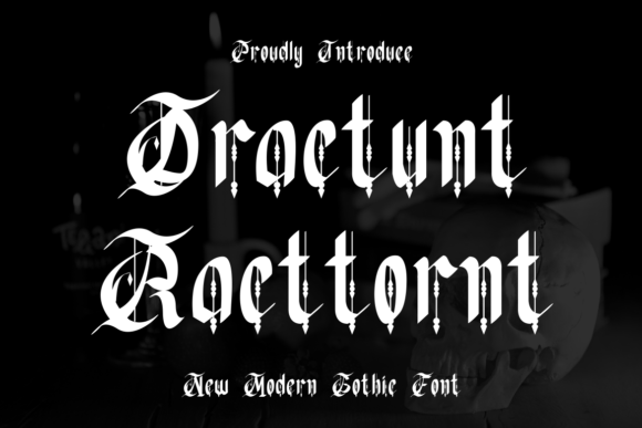 Dractunt Racttornt: A Bold Typeface for Digital Branding