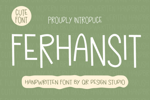 Ferhansit: A Handwritten Typeface for Editorial Elegance