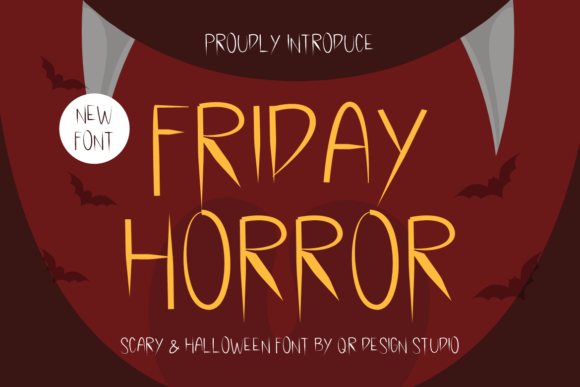 Friday Horror Font: A Bold Typeface for Creative Makers