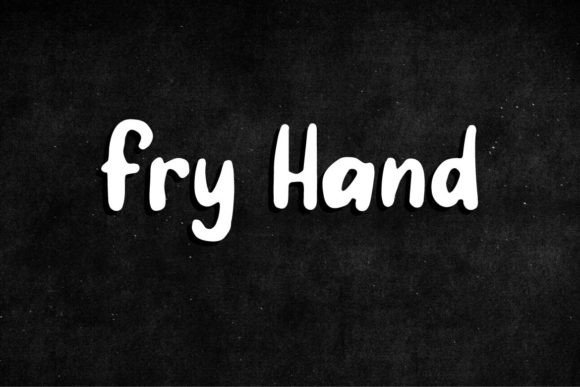 Fry Hand: A Bold, Comic-Inspired Typeface for Creative Branding