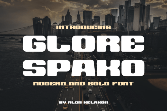 Glore Spako: A Bold Serif Typeface for Crafters and Makers