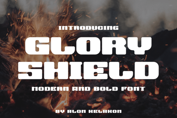Glory Shield Font: A Bold Typeface for Craft Creations
