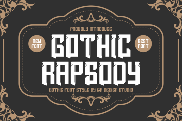 Gothic Rapsody Font: A Bold Typeface for High-Impact Campaigns