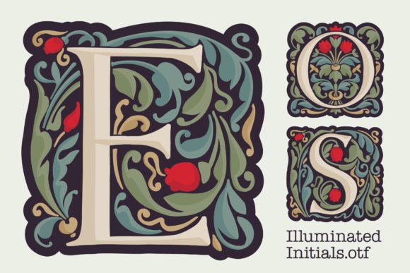 Illuminated Initials: A Gothic Font for a Bold Brand Identity