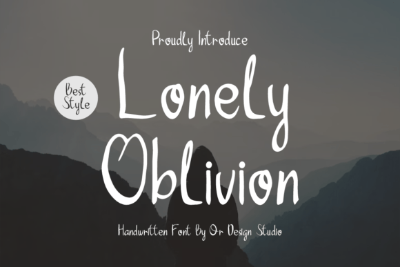 Lonely Oblivion Font: A Versatile Handwritten Typeface for Digital Design