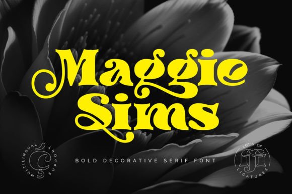 Maggie Sims: A Bold Serif Typeface for Modern Web Design