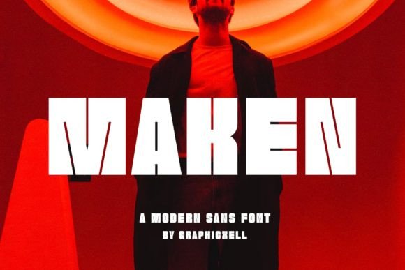 Maken Font: A Bold Typeface for Modern Branding