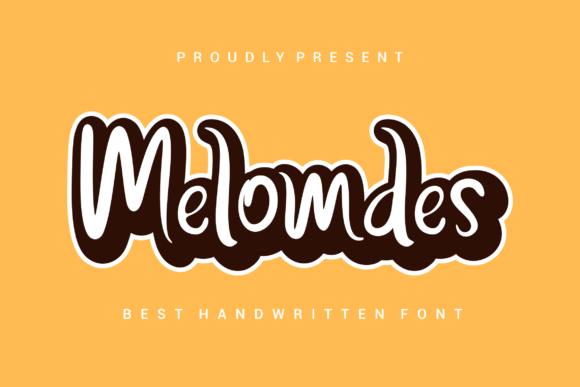 Melomdes Font: A Bold Handwritten Typeface for Crafters