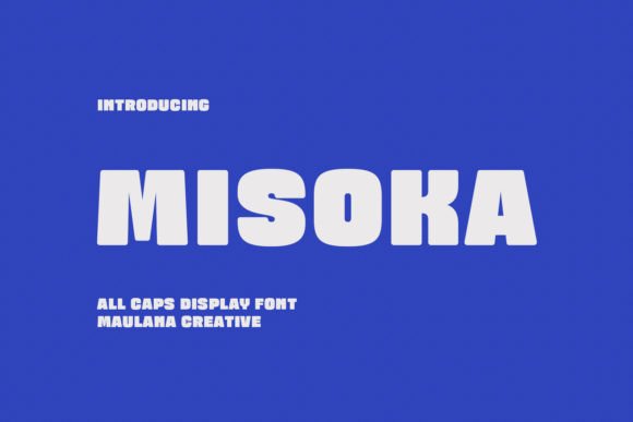 Misoka Font Review: A Bold Display Typeface for Campaign Creatives