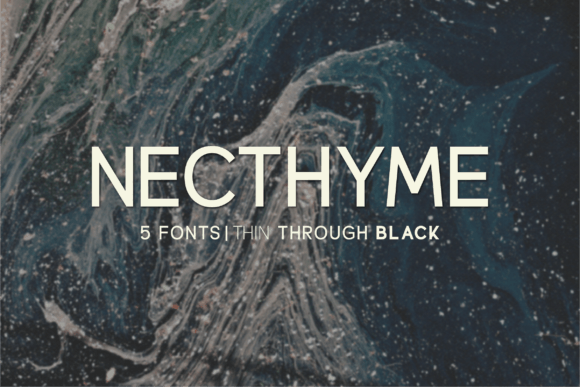 Necthyme Font: A Modern Typeface for Sharp Campaigns