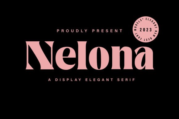 Nelona: A Serif Font for Bold Editorial Design