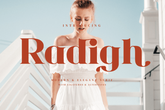Radigh Font: Elevate Your Brand with a Timeless Serif Typeface