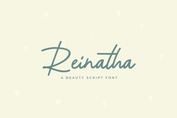 Reinatha: A Script Font with Heart and Versatility