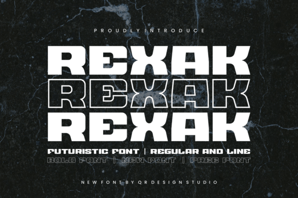 Rexak: A Modern Typeface for Bold Branding