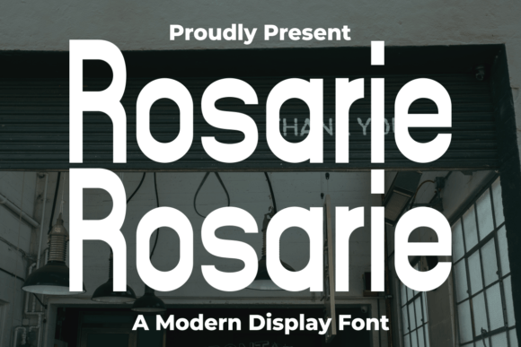 Rosarie: A Bold Typeface for Modern Editorial Design