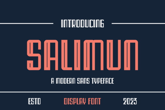 Salimun Font: A Bold Serif for Digital Designers