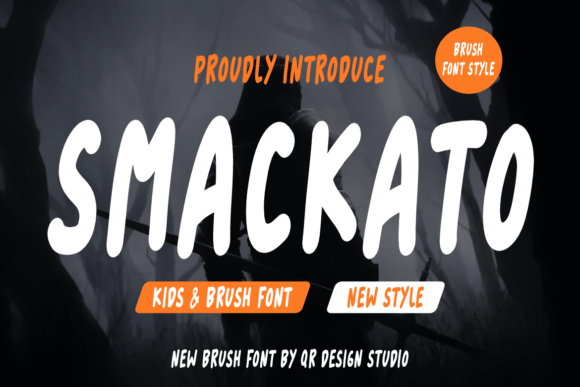 Smackato Font: A Bold Handwritten Typeface for Creative Branding