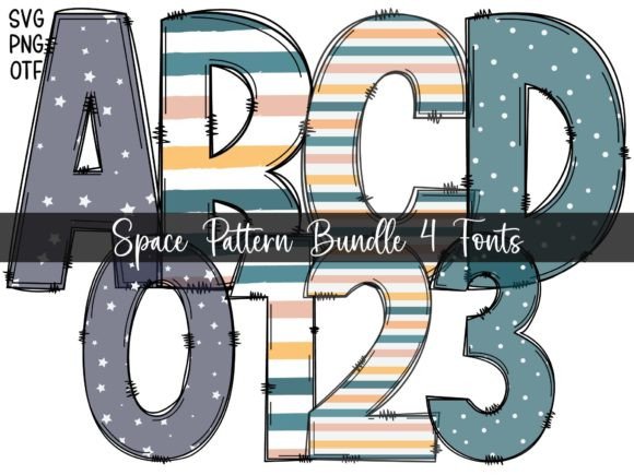 Space Pattern Font: A Creative Typeface for Makers and Sellers