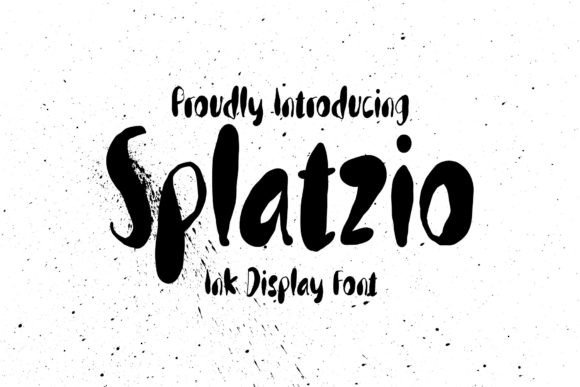 Splatzio Ink: A Creative Typeface for Editorial Design