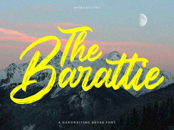 The Barattie: A Script Font with Personality