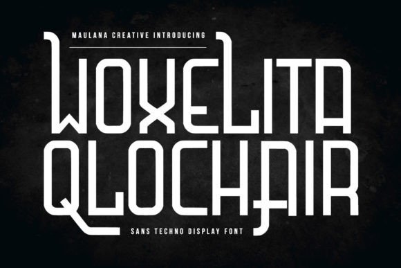 Woxelita Qlochair: A Bold Display Font for Stronger Campaigns